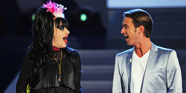 Nina Hagen küsst Florian Silbereisen