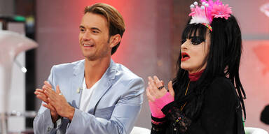 Nina Hagen küsst Florian Silbereisen