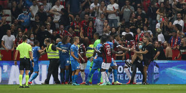 Fan-Krawalle beim Liga-Spiel zwischen Nizza und Marseille