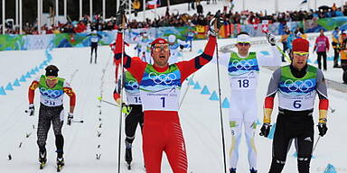 Northug holte im 50-km-Langlauf zweites Gold