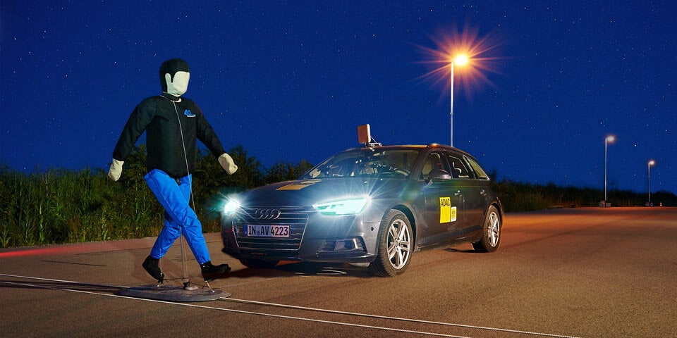 Notbremsassistenten im Test