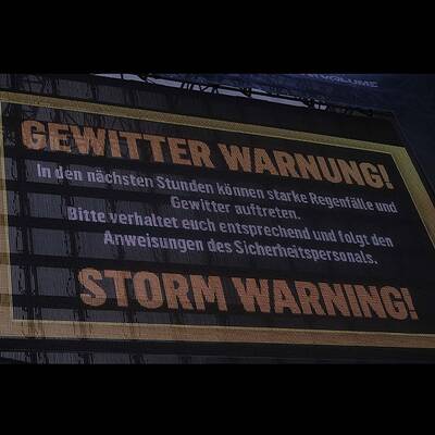 Unwetter legt Nova Rock lahm