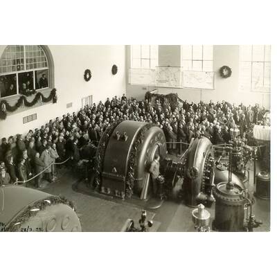 Der Bau eines der erste Speicherkraftwerke der Steiermark