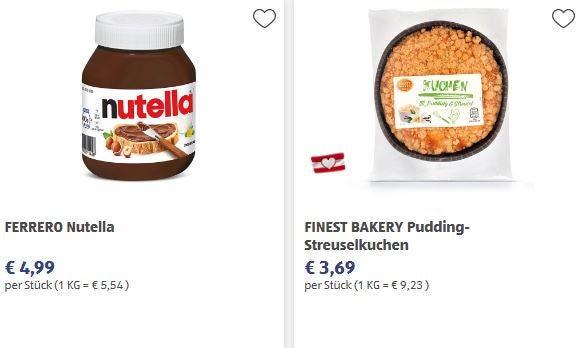 Nutella & Kuchen