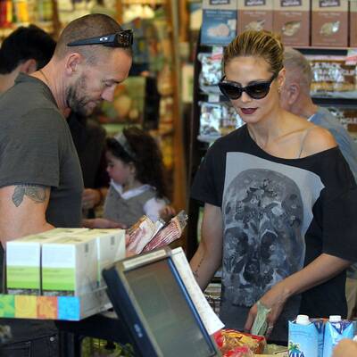 Heidi Klum: Einkaufen mit Martin Kristen 