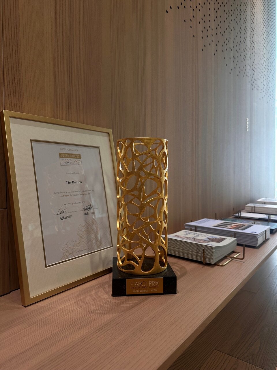 FIABCI Award für The Hoxton Vienna
