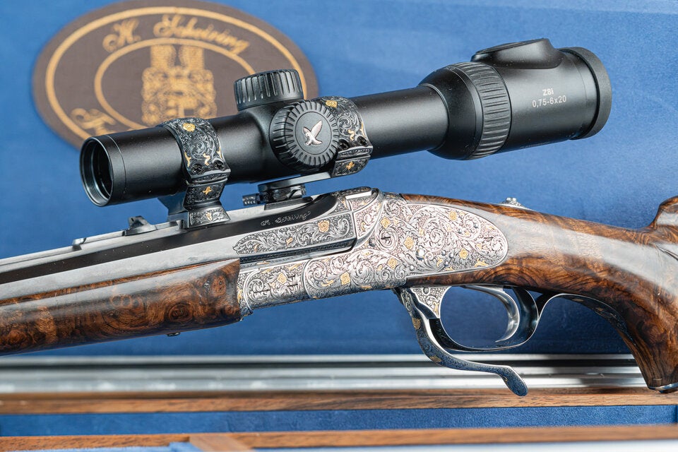 Benkos 100.000-Euro-Jagdgewehr mit Goldmonogramm wird versteigert