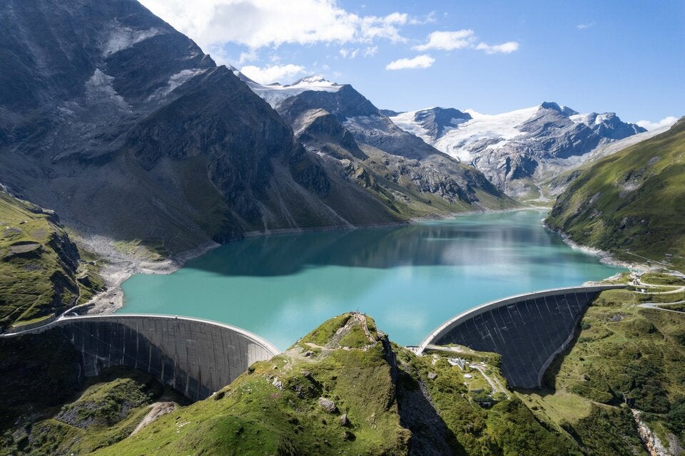 Energiebatterie tief im Berg