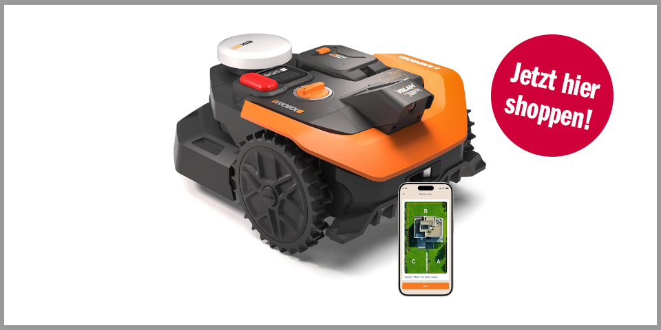 Shopping CH Mähroboter 700 WORX Landroid Vision Cloud WR305E 2WD Mähroboter