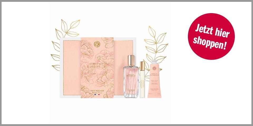 Yves Rocher COMME UNE EVIDENCE Geschenkset für 29,15 statt 38,30 Euro bei Amazon* 
