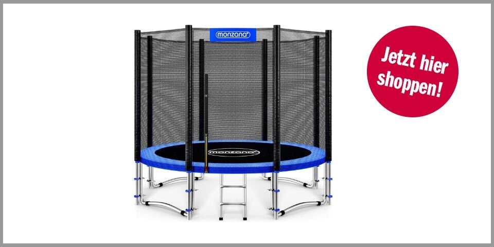 Shopping CH Trampolin Monzana Trampolin | Zertifiziert Komplettset inkl. Sicherheitsnetz