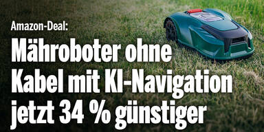 Mähroboter ohne Kabel mit KI-Navigation jetzt 34 % günstiger