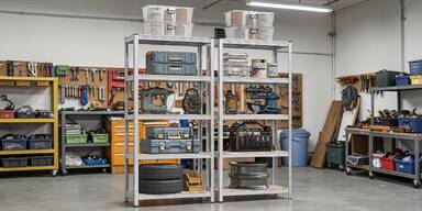 Mega-Deal f&uuml;r Keller und Garage: Dieses Schwerlastregal schafft Platz!