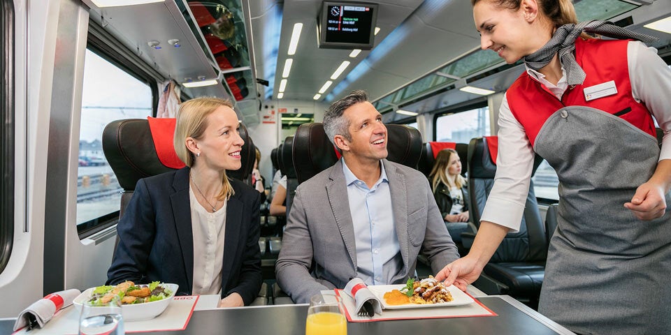 Neues ÖBB-Essen von DoN auf Schiene