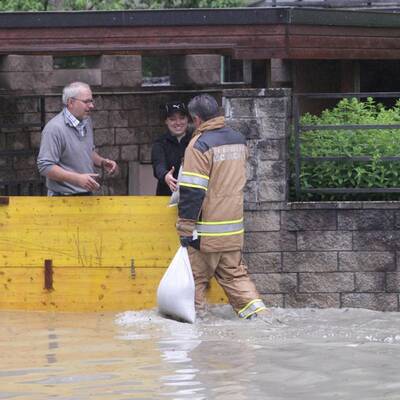 Hochwasser in Österreich