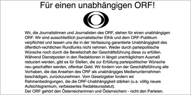 ORF-Redakteurs-Aufstand gegen Wrabetz