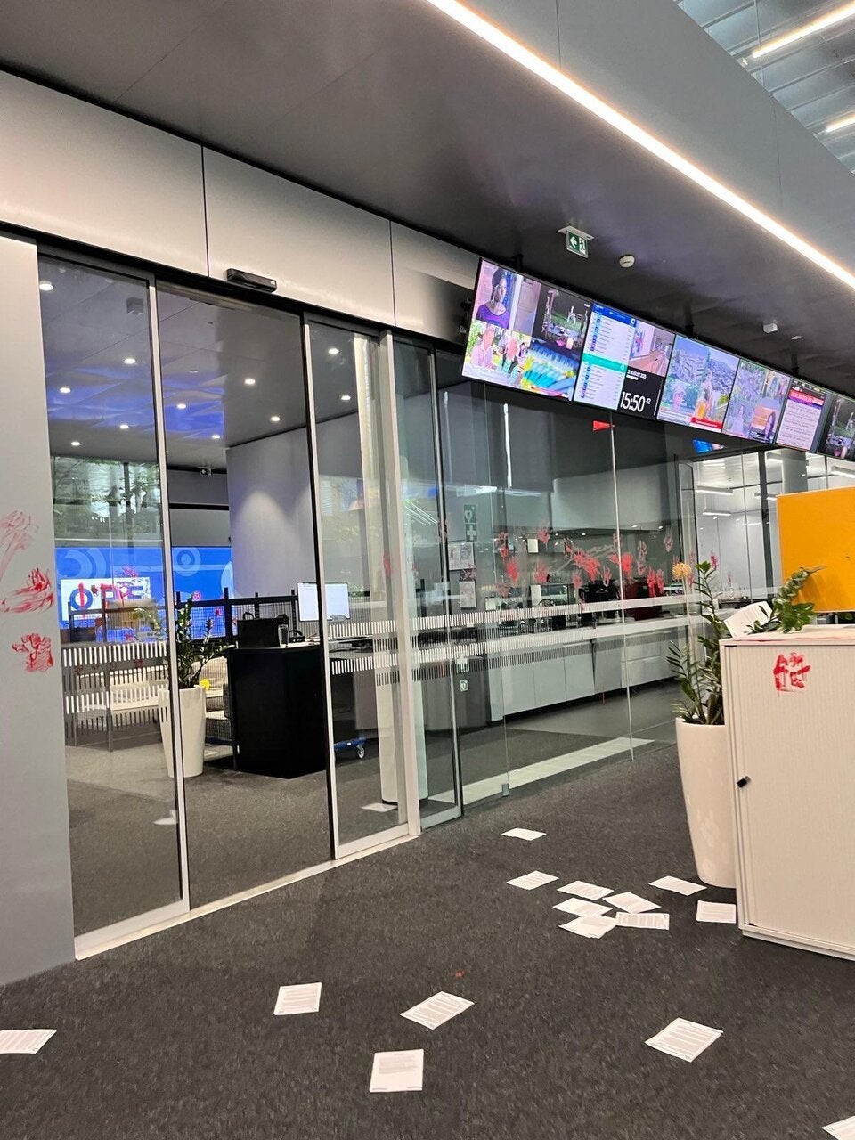 ORF gestürmt: Pro-Palästina-Aktivisten drangen am Küniglberg ein