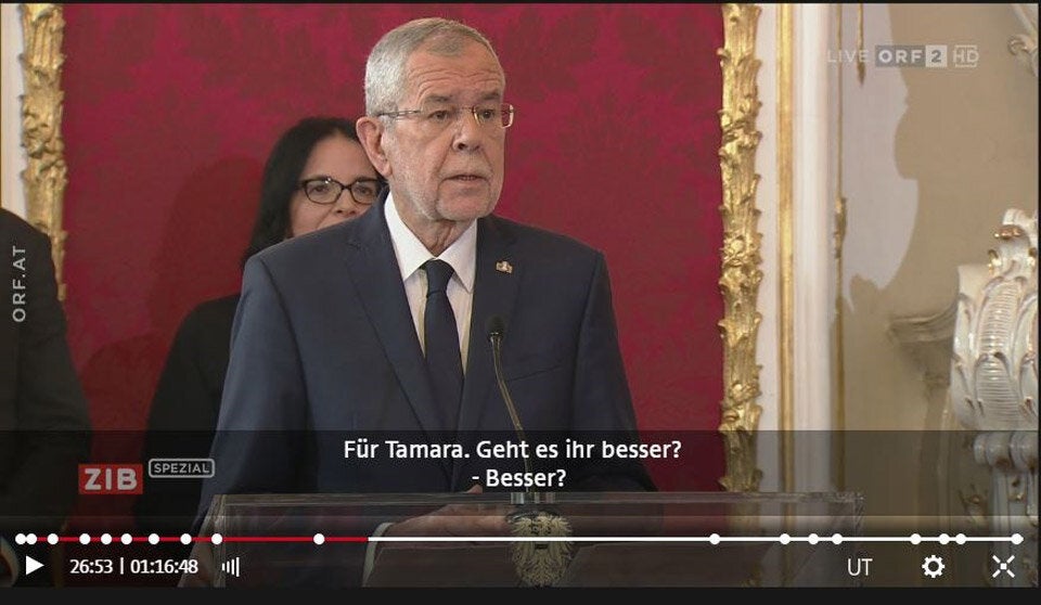 ORF-Panne bei Angelobung wird zum Netz-Hit