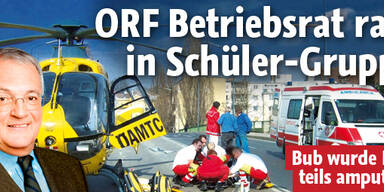 ORF-Betriebsrat rast in Schüler-Gruppe