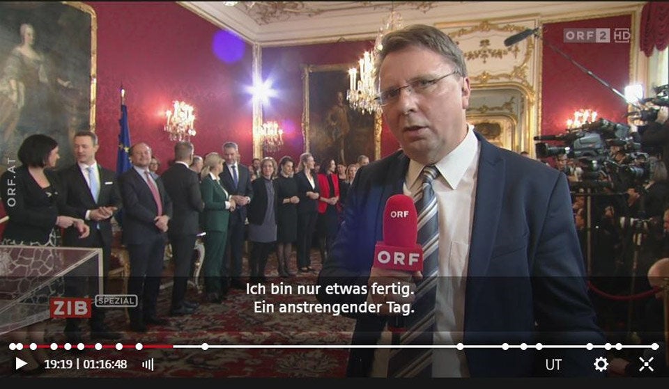 ORF-Panne bei Angelobung wird zum Netz-Hit