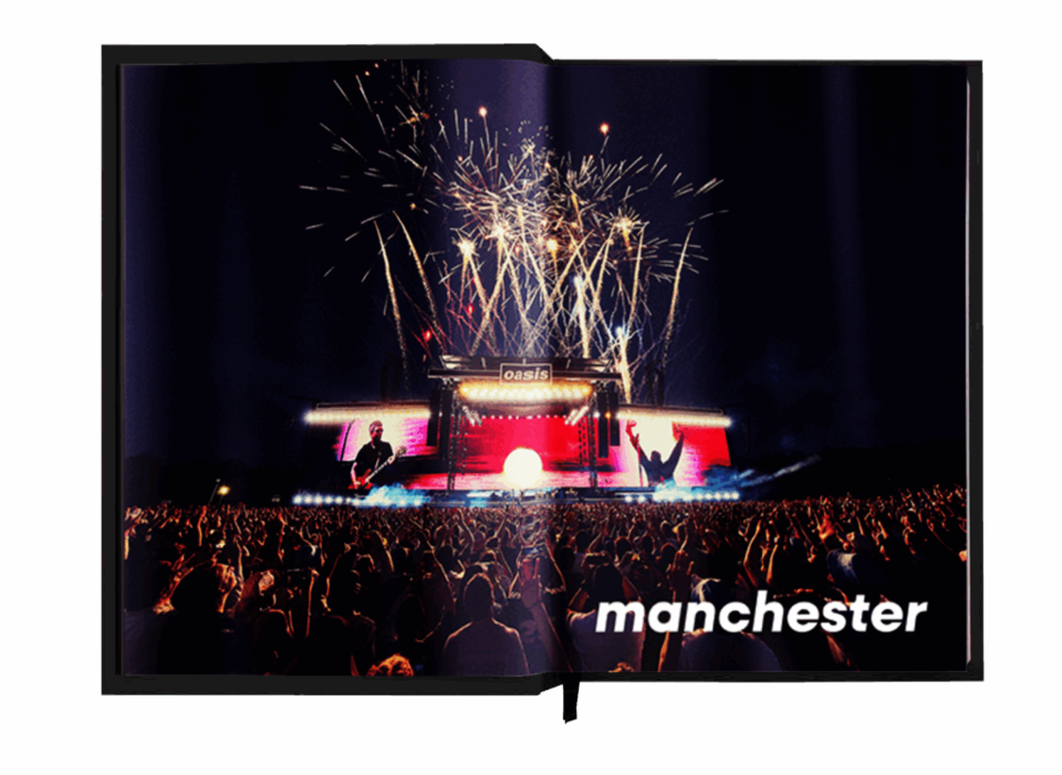 Oasis vergolden ihr Comeback jetzt mit Luxus-Fotobuch