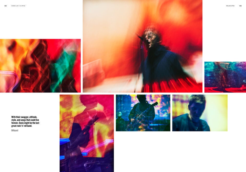 Oasis vergolden ihr Comeback jetzt mit Luxus-Fotobuch