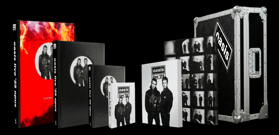 Oasis vergolden ihr Comeback jetzt mit Luxus-Fotobuch