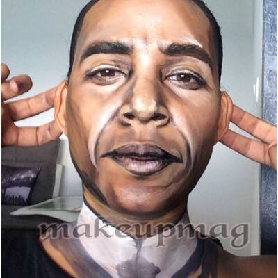 Make-Up Artist verwandelt sich in Prominente