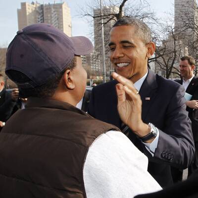 Obama dankt seinen Helfern