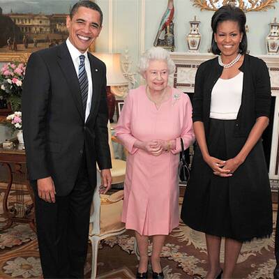 Barack Obama trifft die Queen