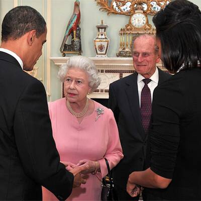 Barack Obama trifft die Queen