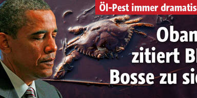 Obama holt sich BP-Schmutzfinken