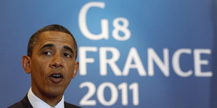 Obama Gipfel G8 Deauville Frankreich