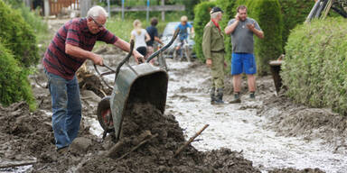 Oberwölz Unwetter Aufräumen