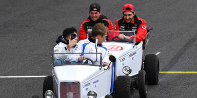 Formel-1-Stars in Mini-Hot-Rods