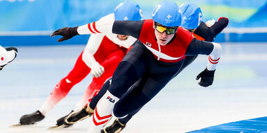 Odor im Eisschnelllauf-Massenstart im Finale