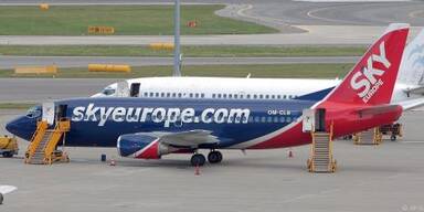 Wiener SkyEurope-Flüge am Samstag ab Bratislava