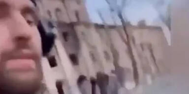 Tschetschenischer Offizier w&auml;hrend Livestream get&ouml;tet