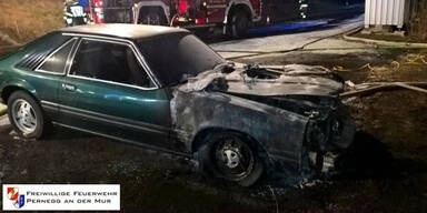 Drei Oldtimer abgebrannt: Brandstiftung?