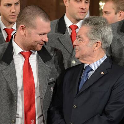 Unsere Olympia-Stars beim Bundespräsidenten