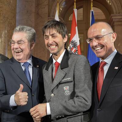 Unsere Olympia-Stars beim Bundespräsidenten
