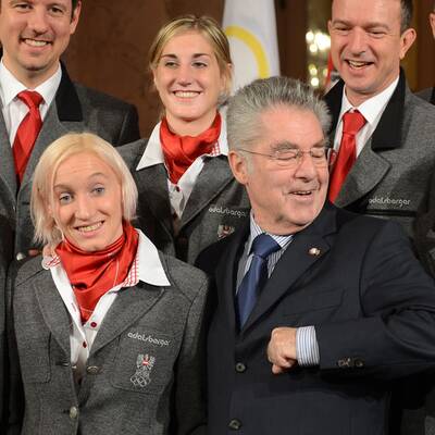 Unsere Olympia-Stars beim Bundespräsidenten