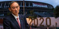 Olympia-Stadion Tokio - Japans Ministerpräsident Yoshihide Suga