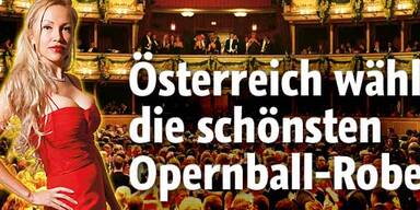 Die Wahl der schönsten Opernball-Robe