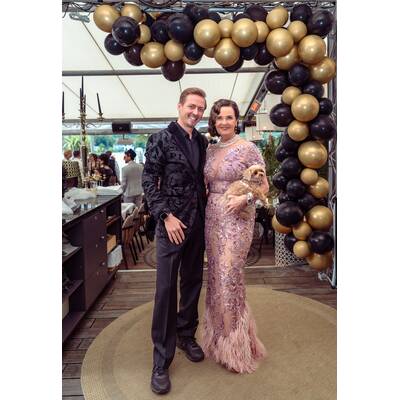 Zahnarzt Andreas Inthal mit seiner Christin