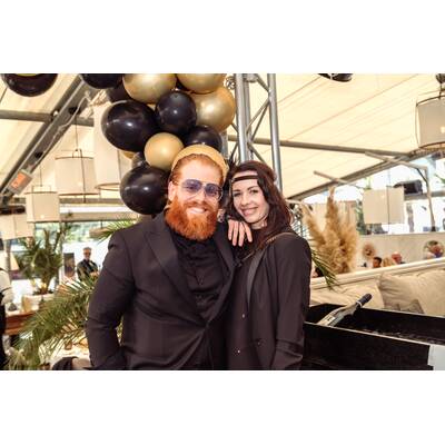 Zahnarzt Andreas Inthal mit seiner Christin