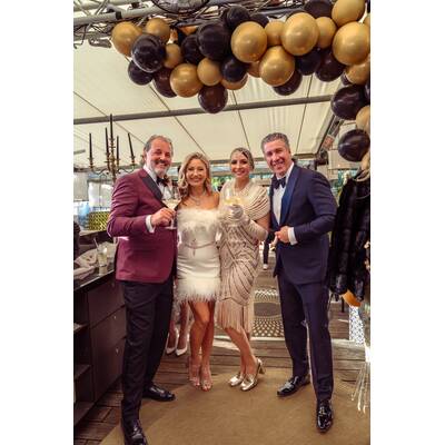 Zahnarzt Andreas Inthal mit seiner Christin