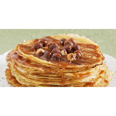 Palatschinken mit Bananenfuellung