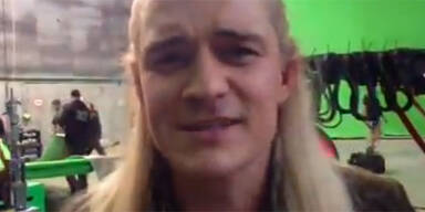 Orlando Bloom verabschiedete sich mit YouTube-Hit von "Hobbit"-Dreh