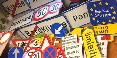 Ortstafeln gestohlen